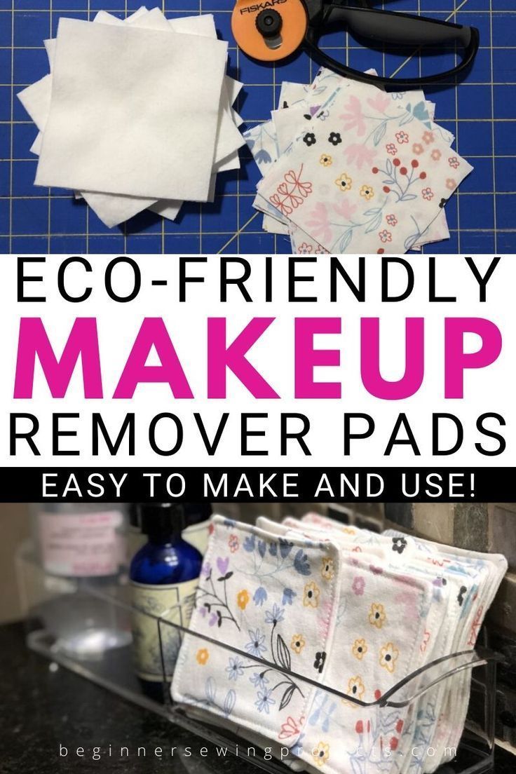 Reusable Makeup Remover Pads -   19 fabric crafts To Sell tips ideas