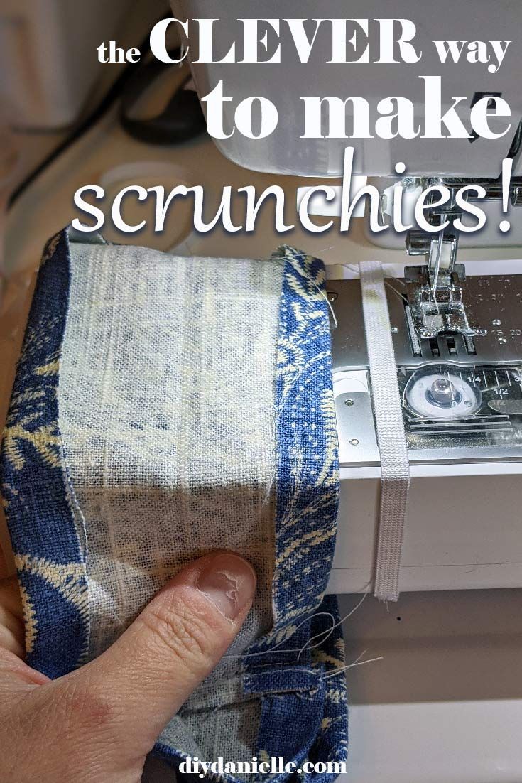 The Clever Way to Make Scrunchies! -   19 fabric crafts To Sell tips ideas