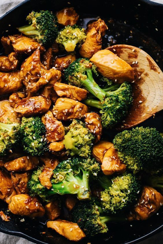 10-Minute Teriyaki Chicken & Broccoli – A Simple Palate -   19 healthy recipes For College Students chicken ideas