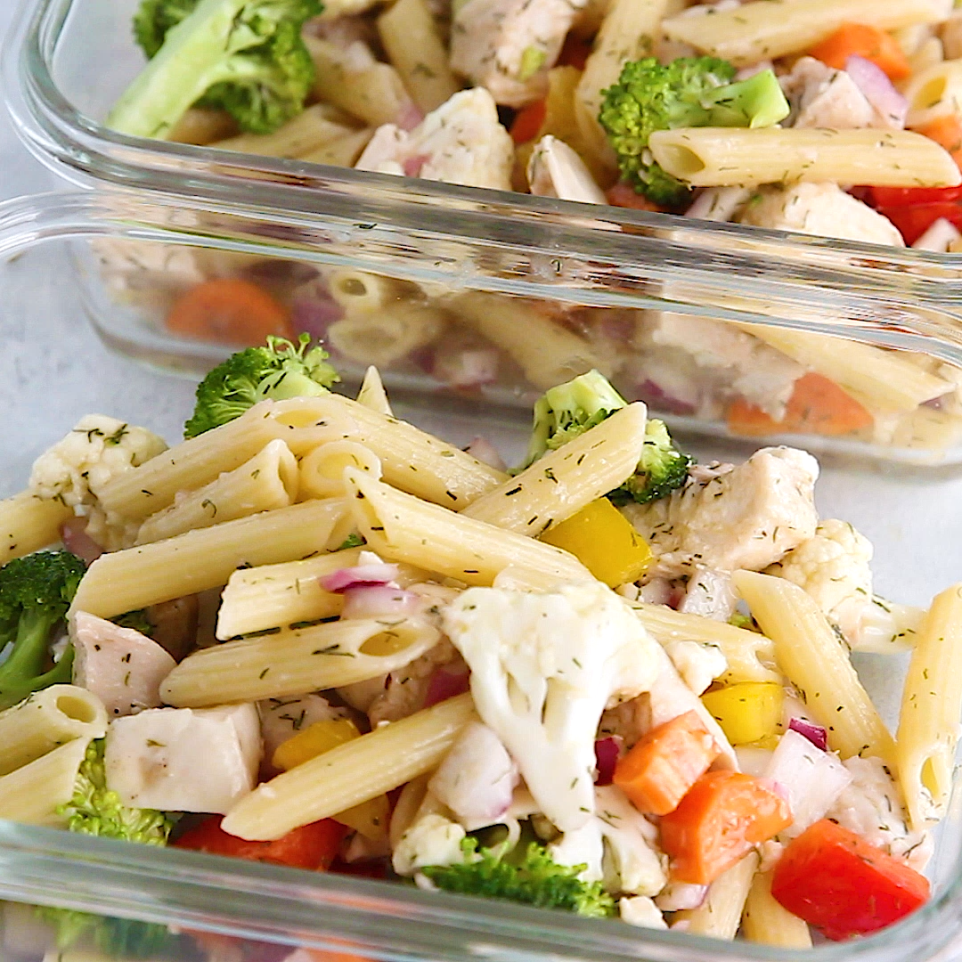 Healthy Greek Chicken Pasta Salad Recipe -   19 healthy recipes For College Students chicken ideas