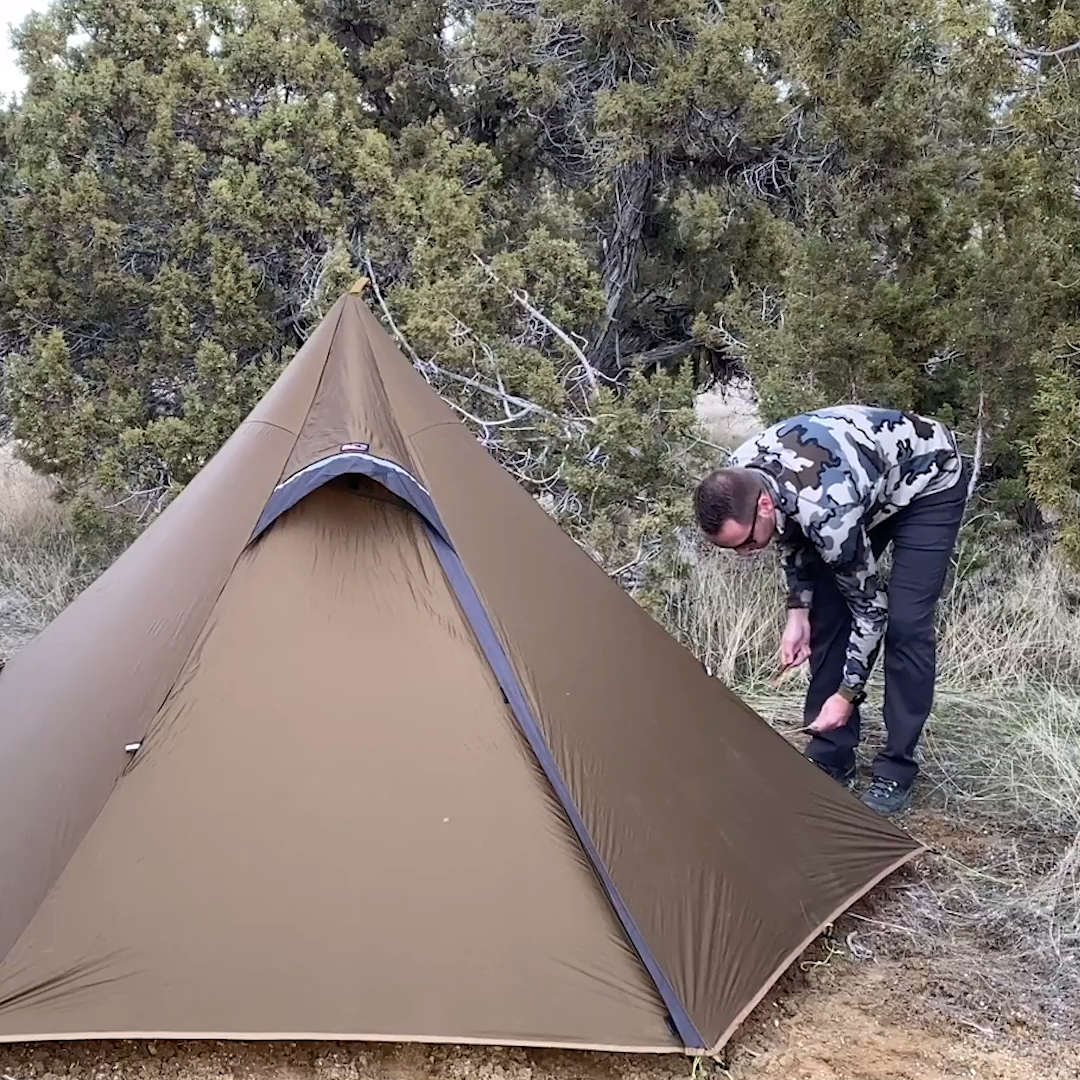 Hexpeak Tipi (2P) Ultralight Trekking Pole Tent -   19 holiday Summer camping ideas