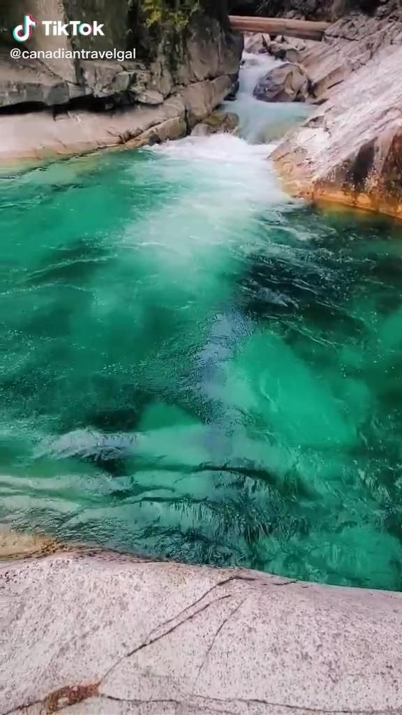 Gold Creek Falls, British Columbia, CA -   24 travel destinations USA videos ideas