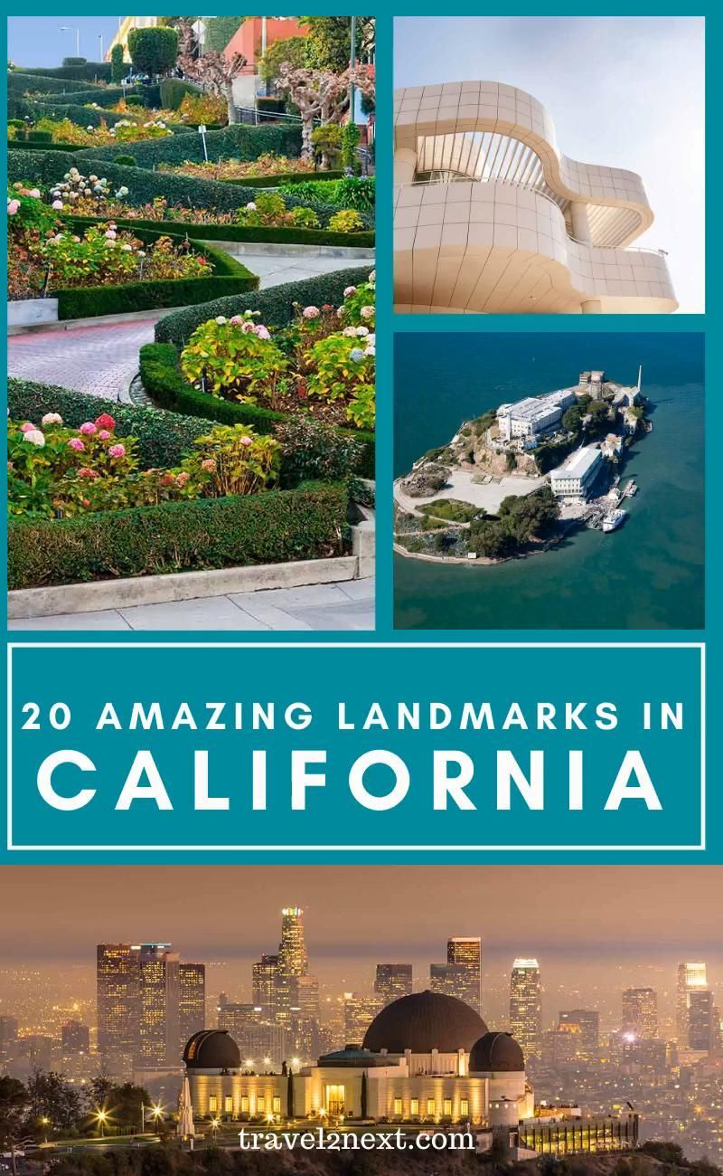 California landmarks -   24 travel destinations USA videos ideas