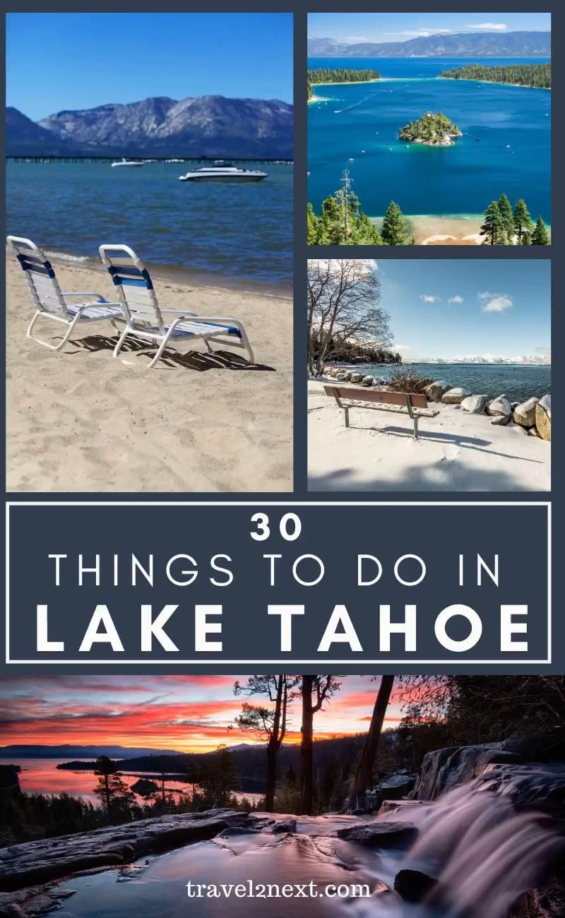 Things To Do In Lake Tahoe -   24 travel destinations USA videos ideas