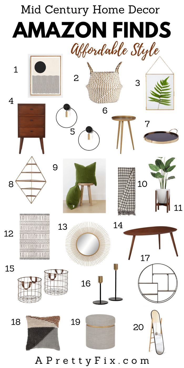 Sitting Room Plans (+ My Fave Mid Century Decor Finds) - A Pretty Fix -   16 home decor for  living room modern cozy ideas