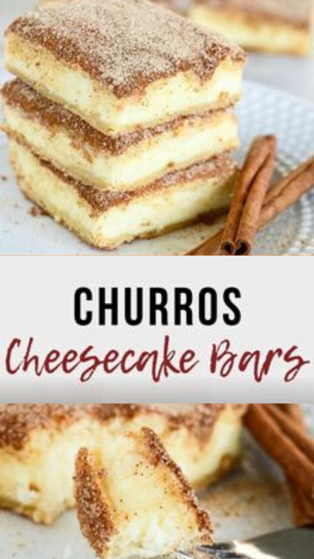 Churro Cheesecake Bars Recipe -   19 easy cinnamon roll cheesecake recipe ideas