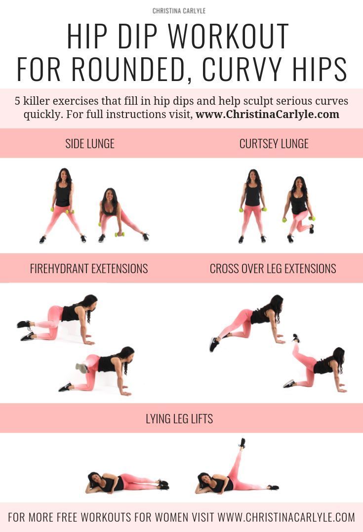 How to Get Rid of Hip Dips & The Best Exercises for Curvy Hips -   19 how to get rid of hip dips ideas