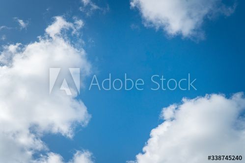 Background nature clear clean blue sky soft clouds beautiful dramatic cloudscape summer sun ray light presents beautiful day life after storm. use as overlay effect or frame with center copy space -   beauty Day nature