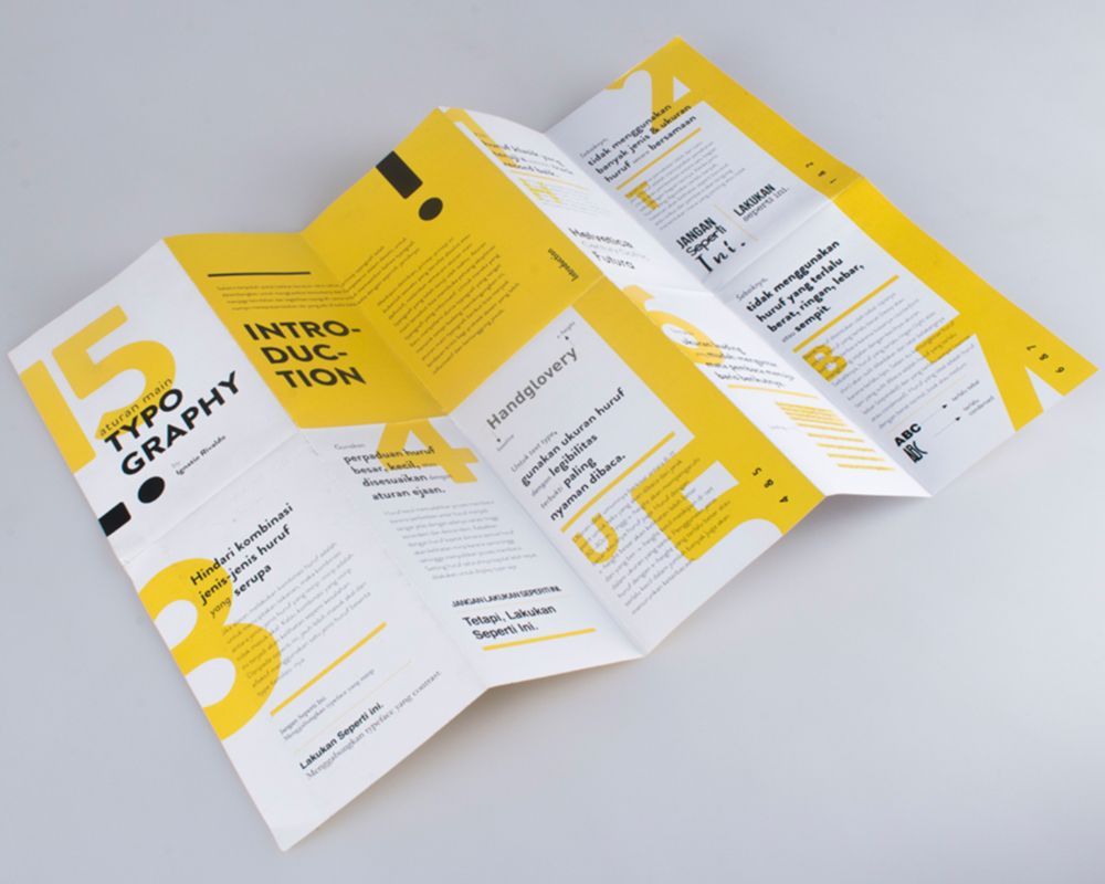 15 Rules of Typography - Brochure Layout Design -   beauty Design brochure