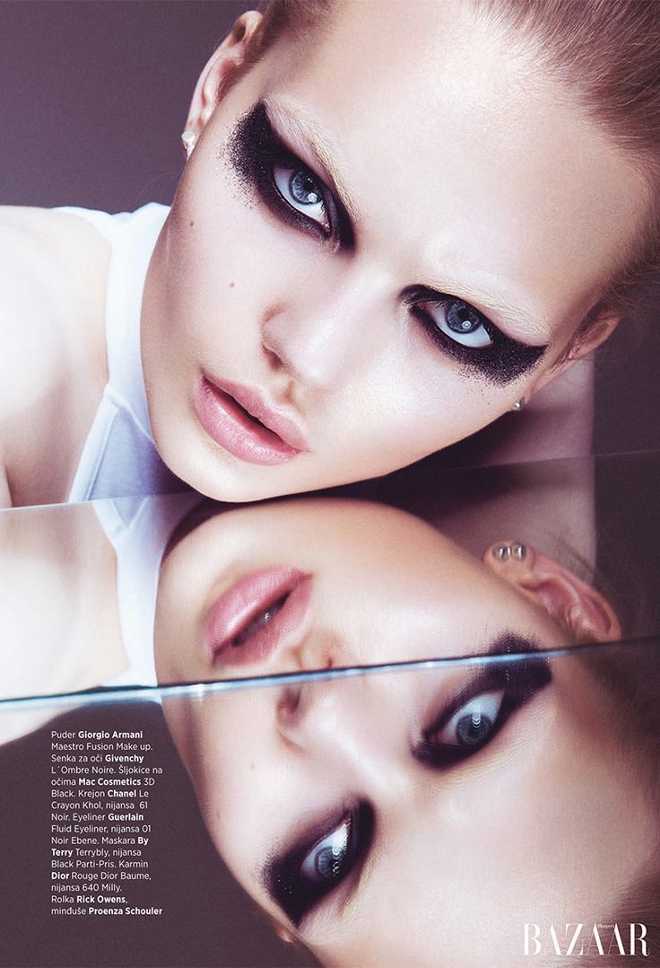 Harper's Bazaar -   beauty Editorial mirror