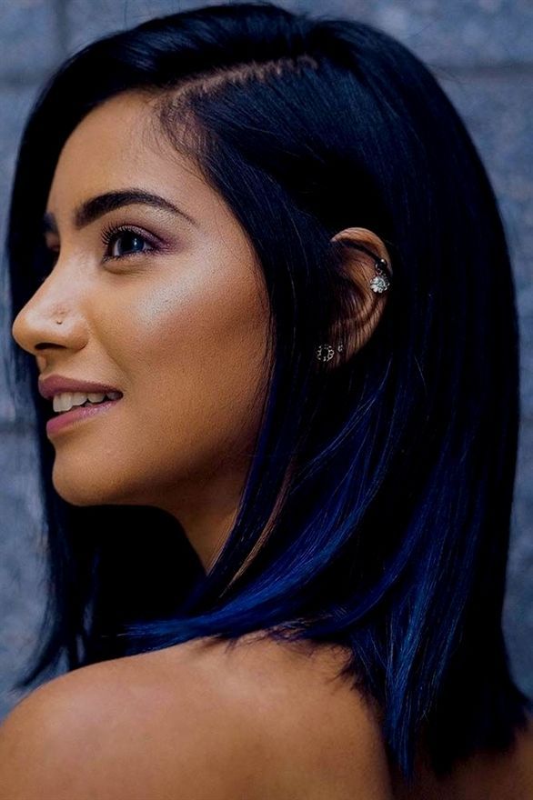The Magical Power of Blue Black Hair and What You Should Know About It -   beauty Model black hair