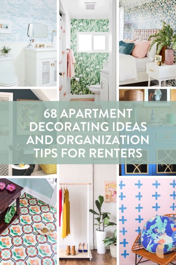 68 Apartment Decorating Ideas and Organization Tips for Renters -   diy Apartment decor for renters
