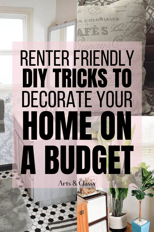 My 5 Favorite Decorating Ideas for Renters + Products to Use | Arts and Classy -   diy Apartment decor for renters