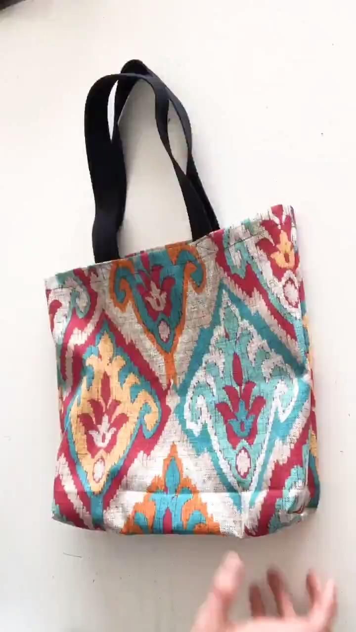 Simple DIY Tote Bags! -   diy Bag crafts