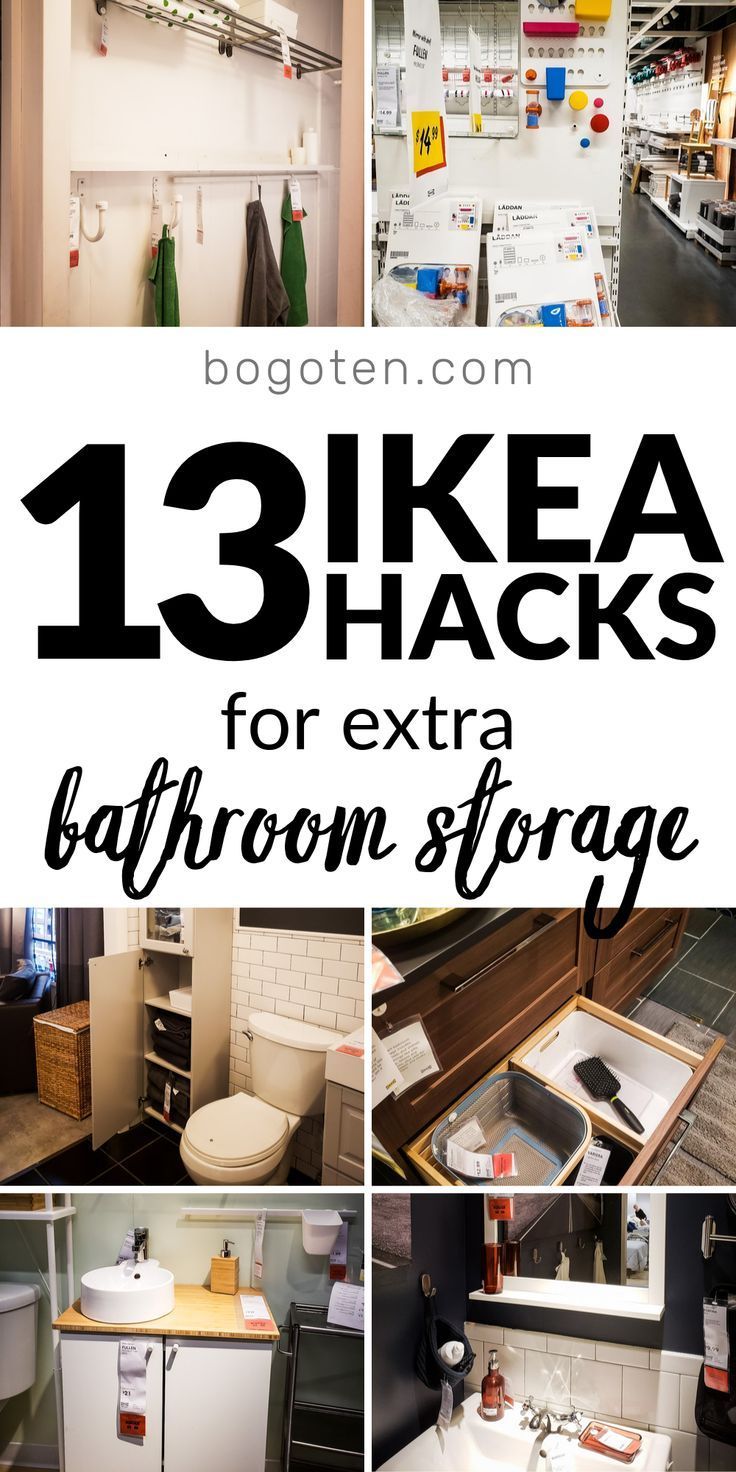 13 Ikea Bathroom Hacks that Will Keep Your Bathroom Tidy -   diy Bathroom ikea