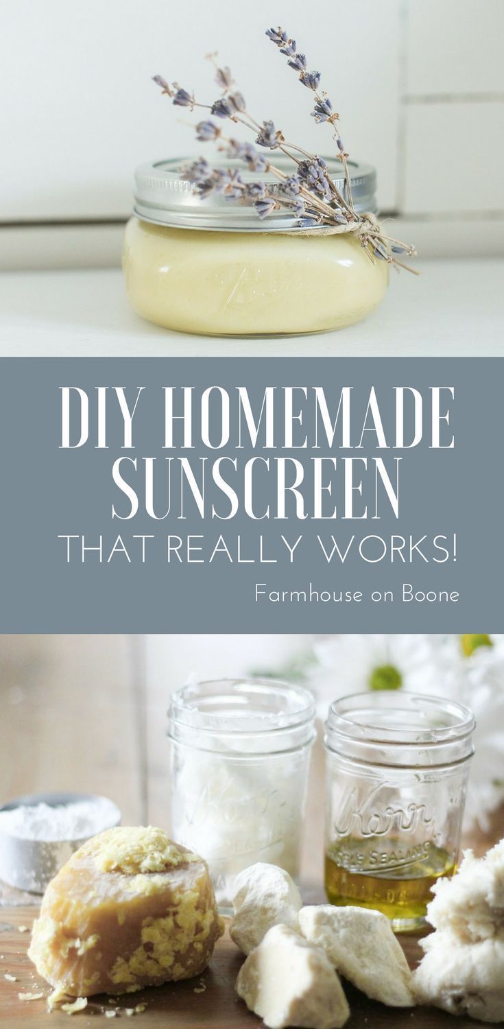 Homemade Sunscreen With Cocoa And Lavender -   diy Beauty deutsch