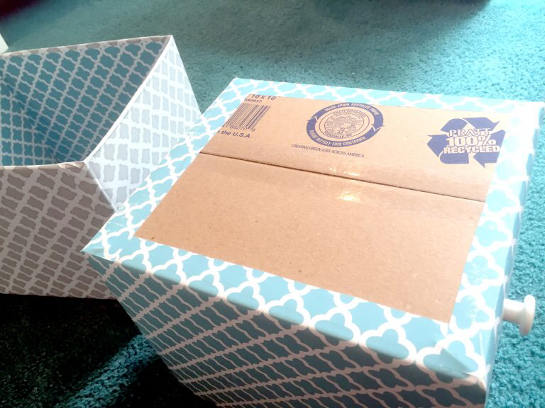 Making Customized Storage Bins from Cardboard Boxes | DIY Storage Bins -   diy Box cube