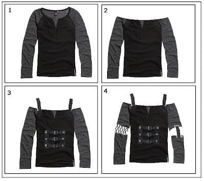 Remaking your clothes:  Goth DIY -   diy Clothes goth