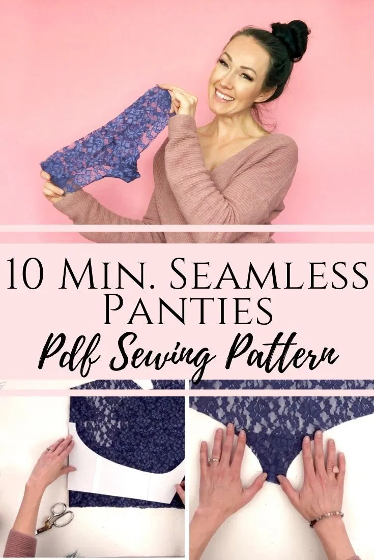 Easy Printable Panties Pattern .DIY Seamless Panties - Creative Fashion Blog -   diy Clothes patterns