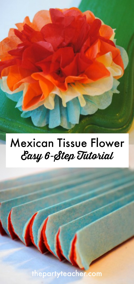 Tutorial: How to Make Mexican Tissue Flowers -   diy Decoracion mexicana