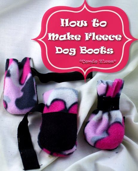 How to Make Dog Boots -   diy Dog shoes