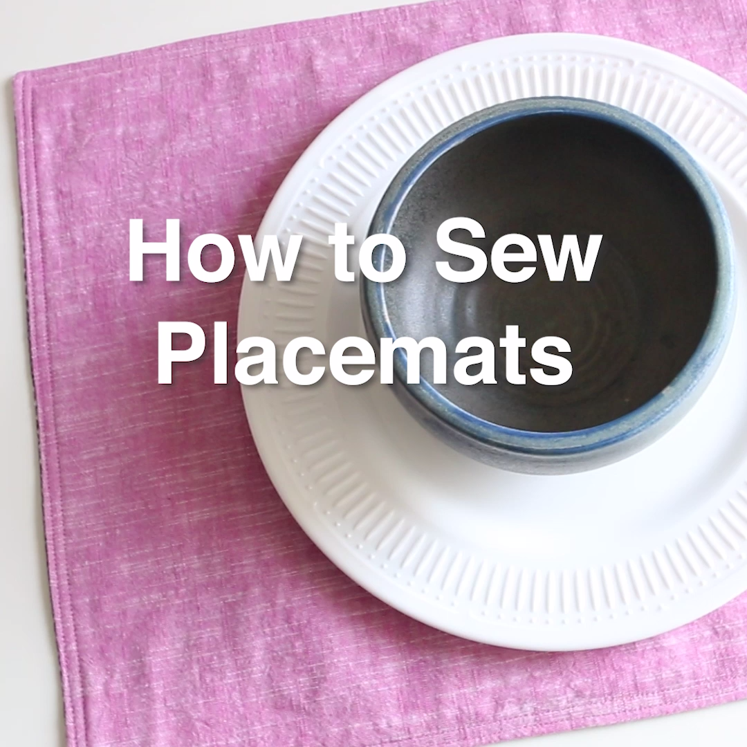 How to Sew Placemats -   diy Easy sewing