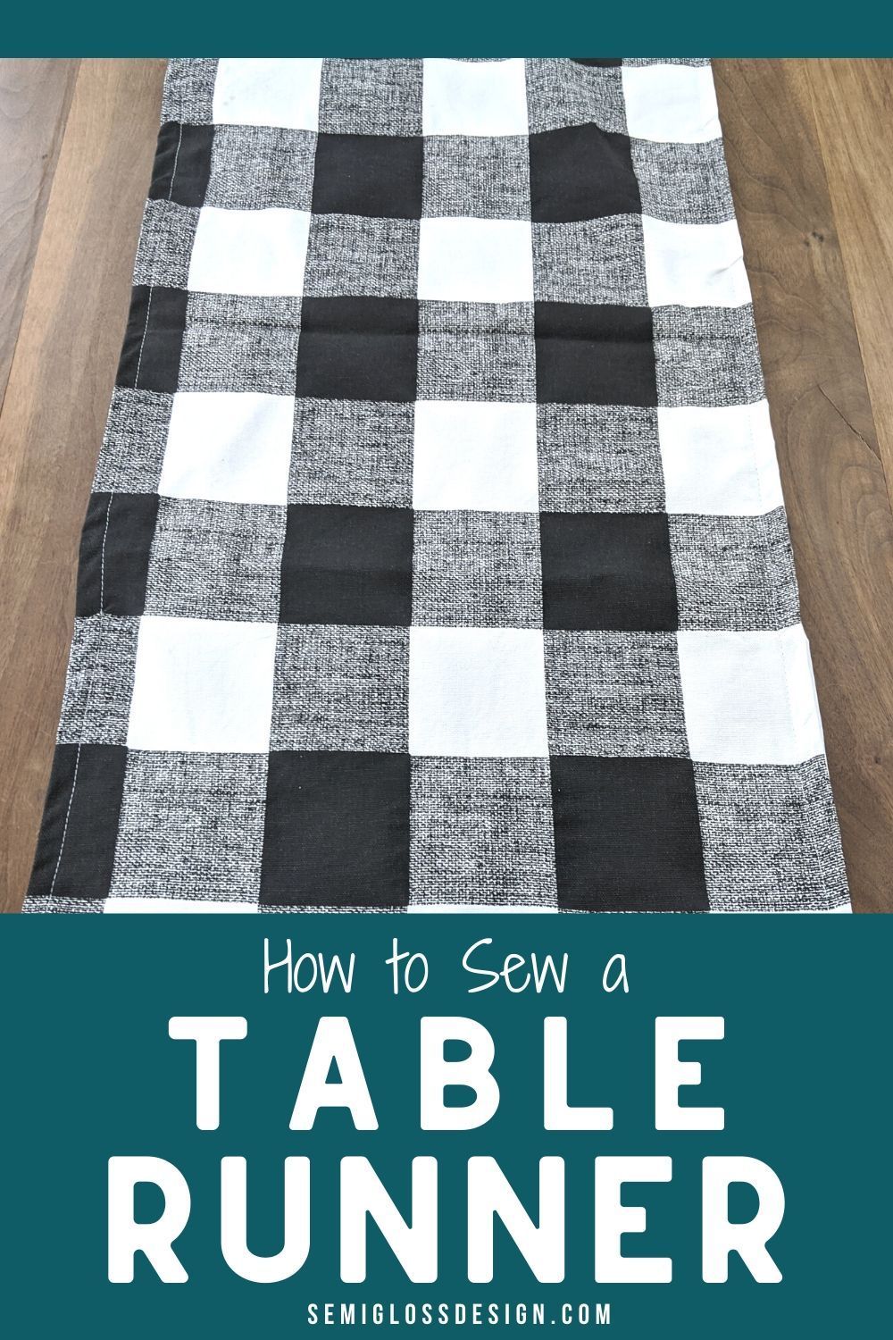 The Easy Way to Sew a Table Runner -   diy Easy sewing
