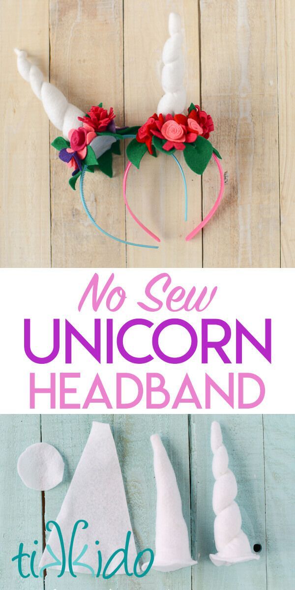 Easy Unicorn Headband Tutorial & Free Printable Unicorn Horn Template -   diy Easy unicorn
