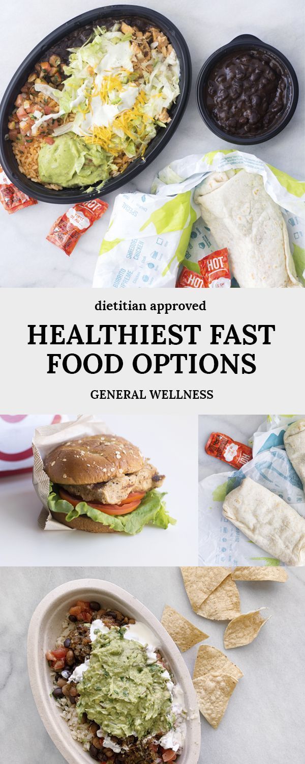 Healthy Fast Food Options — General Wellness -   diy Food fast