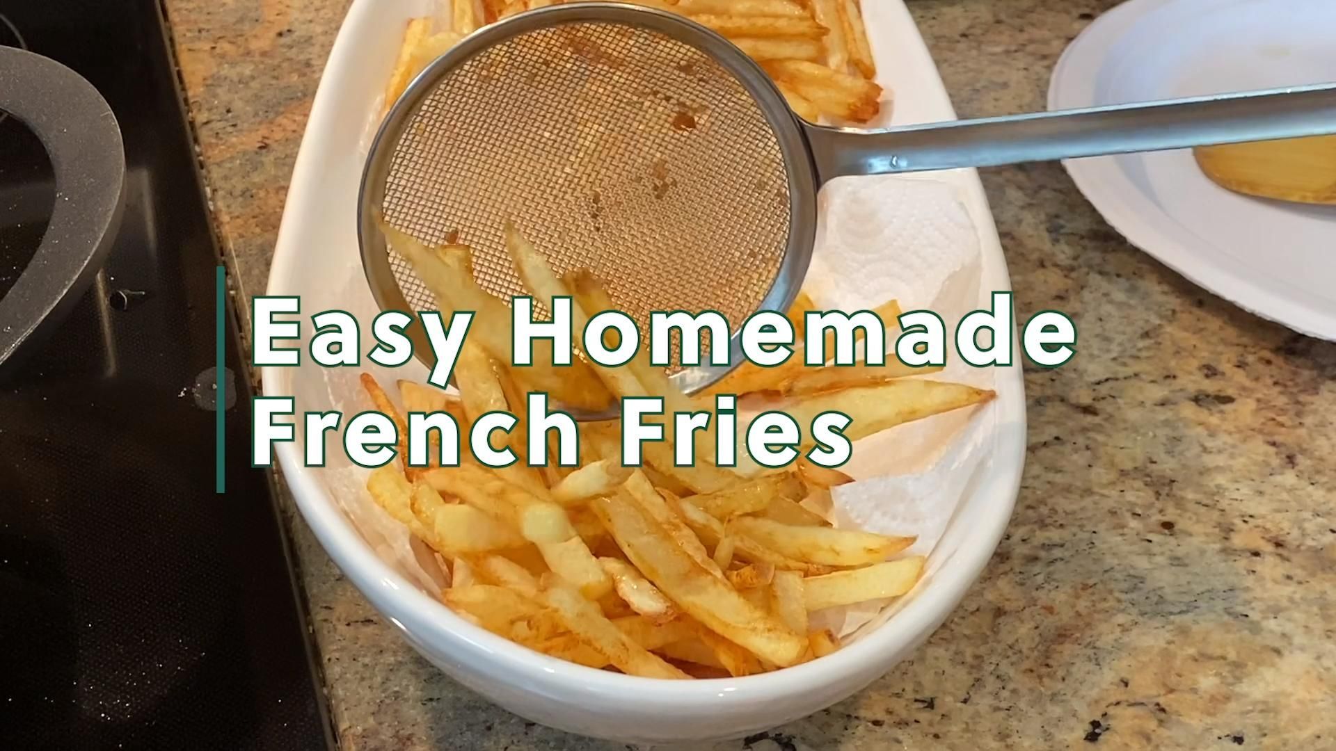Easy Homemade French Fries -   diy Food fast