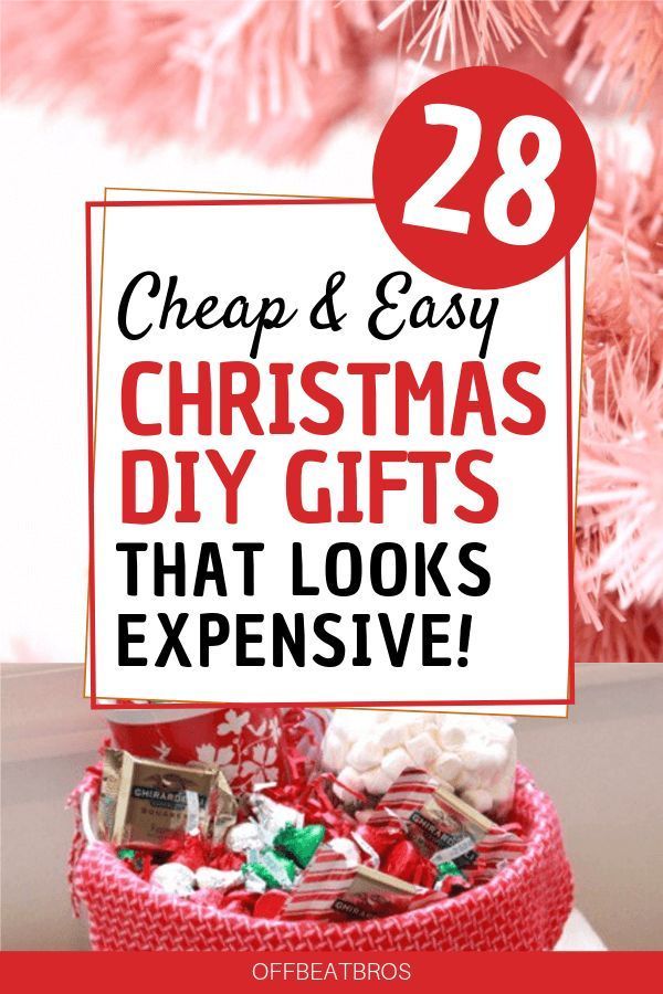 28 Cheap and Easy DIY Christmas Gift Ideas That Looks Expensive -   diy Gifts cheap