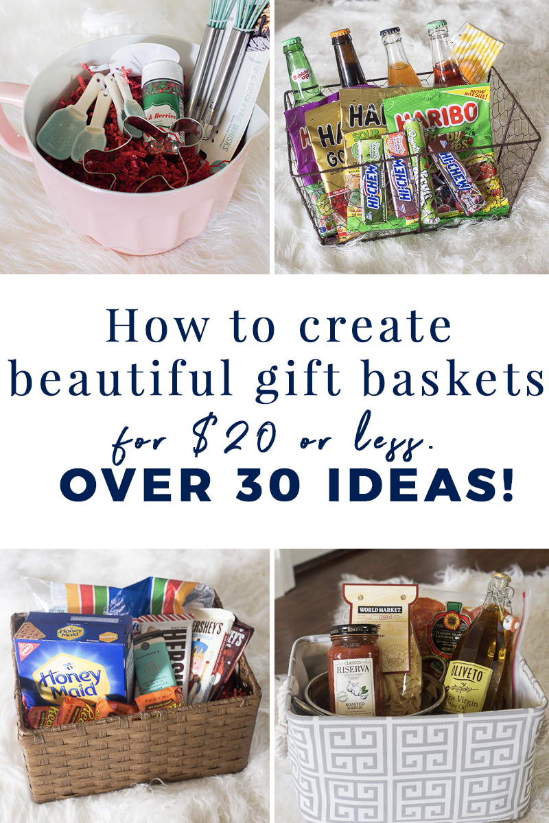 Creative Gift Basket Ideas Under $20 -   diy Ideas gifts