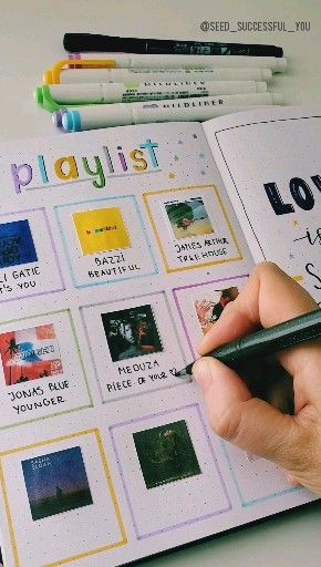 September Playlist spread -   diy Ideas gifts