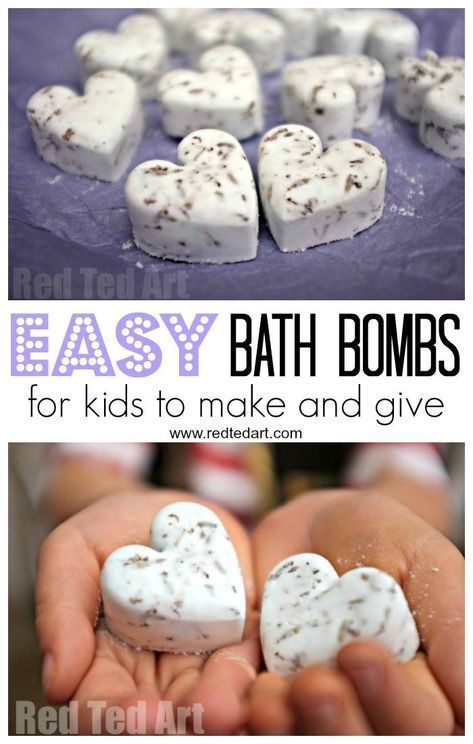 Bath Bomb Recipe - Gifts Kids Can Make - Red Ted Art - Make crafting with kids easy & fun -   diy Ideas gifts