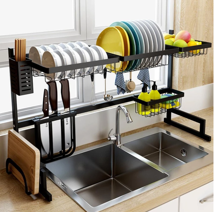 Stainless Steel Kitchen Dish Rack -   diy Kitchen accessories