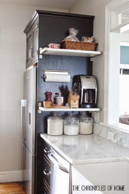 13 Storage Ideas That Will Free Up Your Counter Space -   diy Kitchen accessories