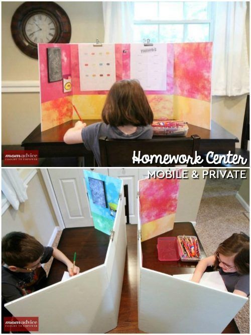 Inspirational Homework Stations - Quick and Easy Home School Spaces -   diy Organization study