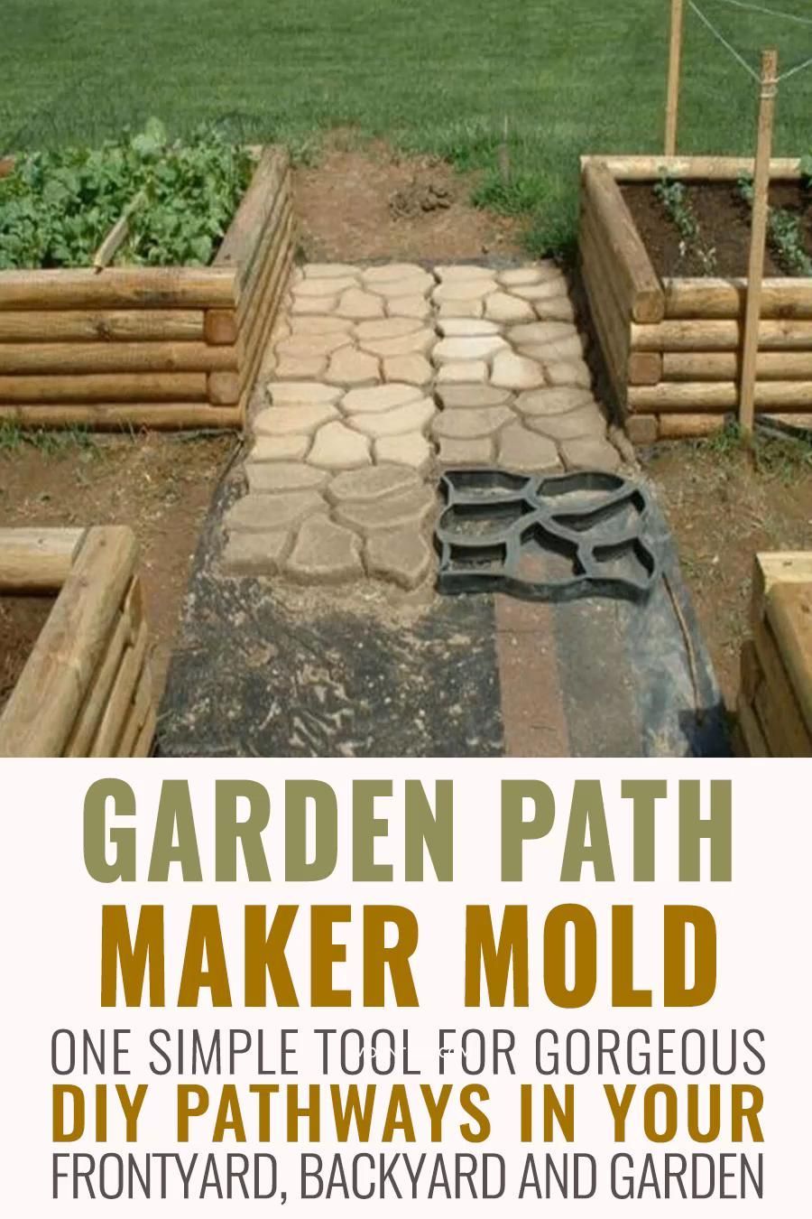 Garden Path Maker Mold рџЊ± Practical. Easy. Cheap. DIY. Patio. Outdoor. Landscaping -   diy Outdoor walkway