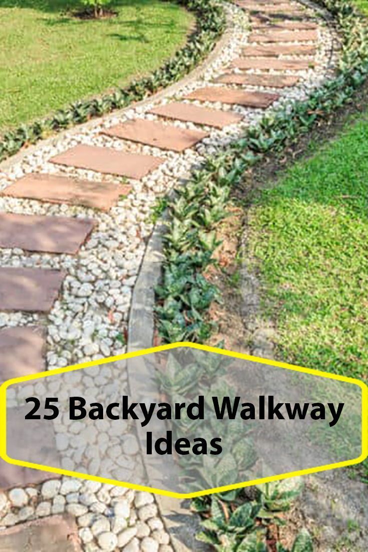 24 Walkway Ideas, Designs, Pictures, and Tips for Your Front or Backyard -   diy Outdoor walkway