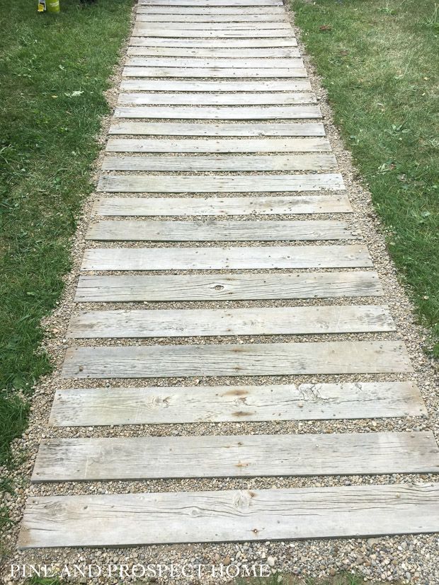 diy Outdoor walkway