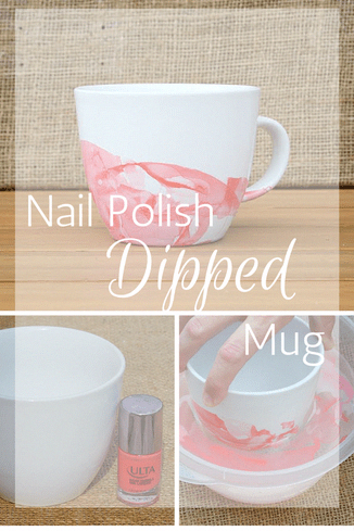How To Make A Nail Polish Dipped Mug Easily DIY -   diy Presents faceis