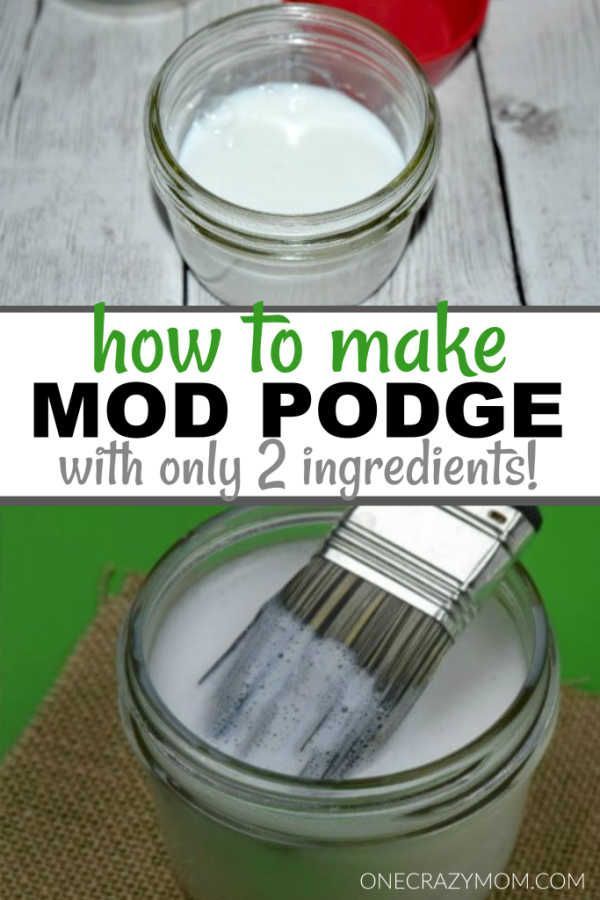 HOW TO MAKE HOMEMADE MOD PODGE -   diy Projects to try