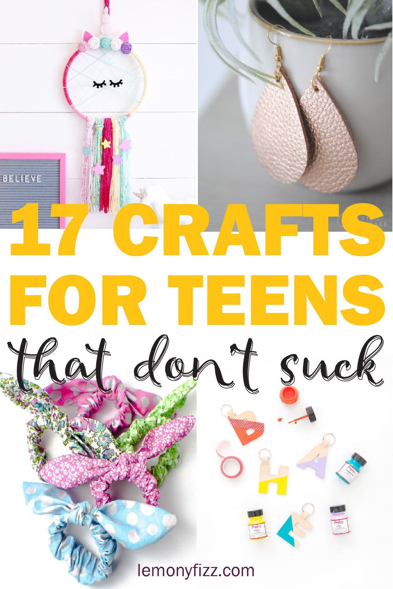 17 Teen Crafts that Don't Suck -   diy Projects to try