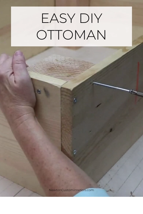 Easy DIY Ottoman -   diy Projects with wood