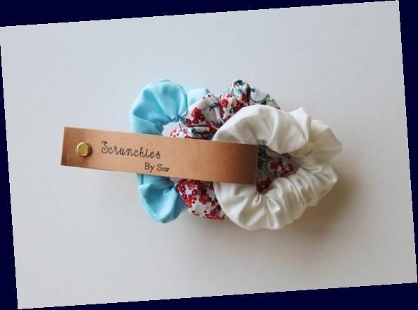 Handmade Cotton Scrunchies -   diy Scrunchie packaging
