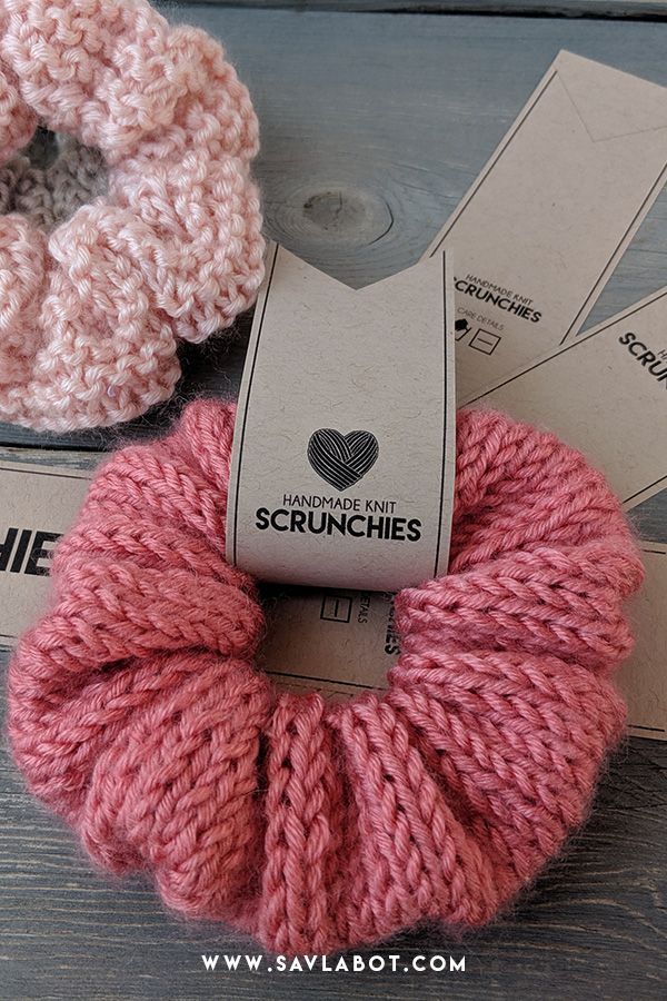 Scrunchies Printables -   diy Scrunchie packaging