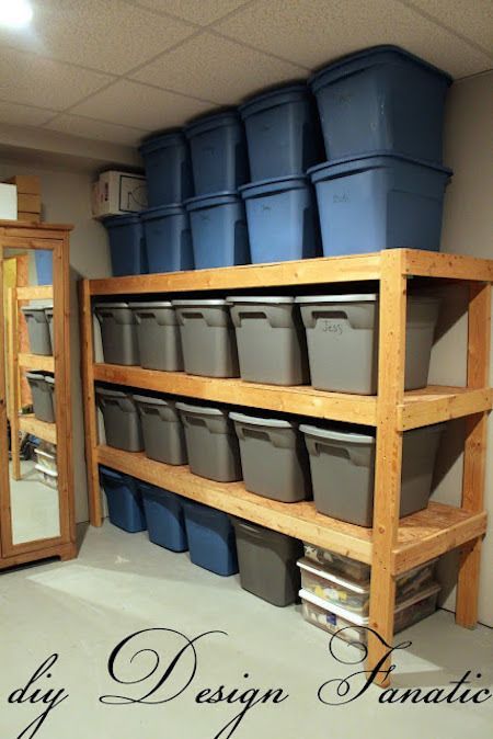 Roundup: Spring Organization Ideas for the Garage and Basement That ADD Space -   diy Shelves basement