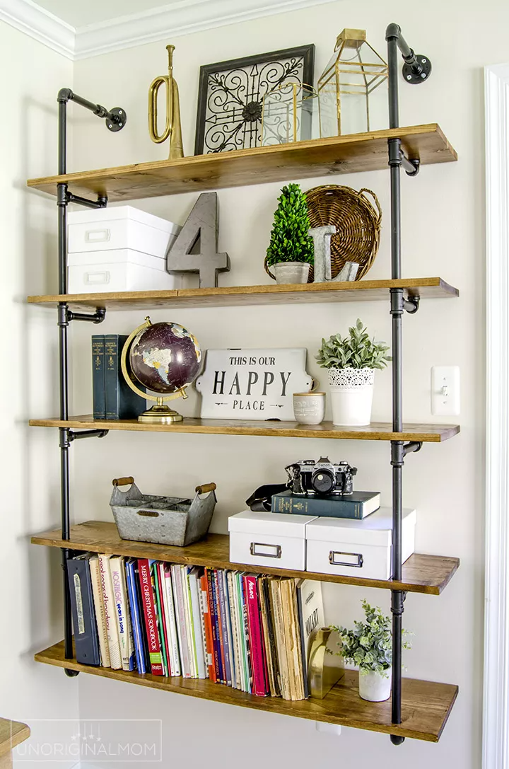 Clever Ideas for Building Your Own DIY Industrial Shelves -   diy Shelves rental