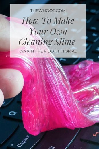 Cleaning Slime Recipe Video Tutorial | The WHOot -   diy Slime for cleaning