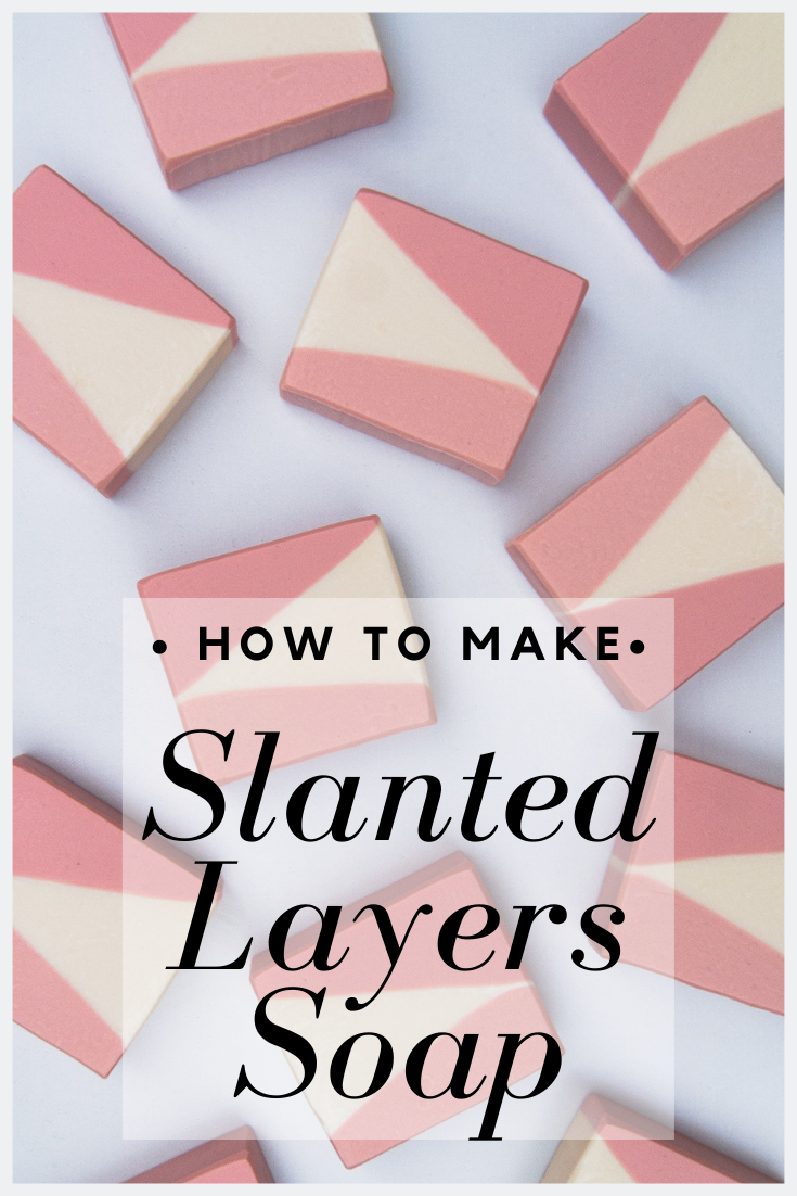 How to Make Slanted Layer Soap -   diy Soap designs
